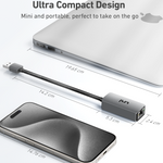 USB-A naar Ethernet-adapter 1G | SNEL