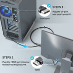 Cable DisplayPort a HDMI 4K@30Hz | MOSTRAR