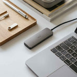 USB-C-Hub (5 in 1) | 4*USB-C+PD | Uflat