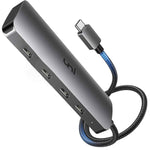 USB-C-Hub (5 in 1) | 4*USB-C+PD | Uflat