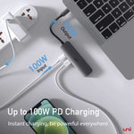 USB-C-Hub (4 in 1) | USB 3.0 | Uflat