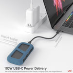 USB-C концентратор 8 в 1 | Съемный кабель | Юнион Про