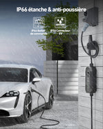 uniタイプ 2 EV 充電ケーブル 11kW 7m ポータブル三相電気自動車充電ステーション
