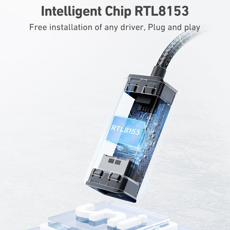 Adaptador USB-A a Ethernet 1G | RÁPIDO