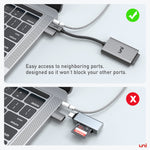 USB-C naar SD/MicroSD-kaartlezer | UHS-I | PIXEL