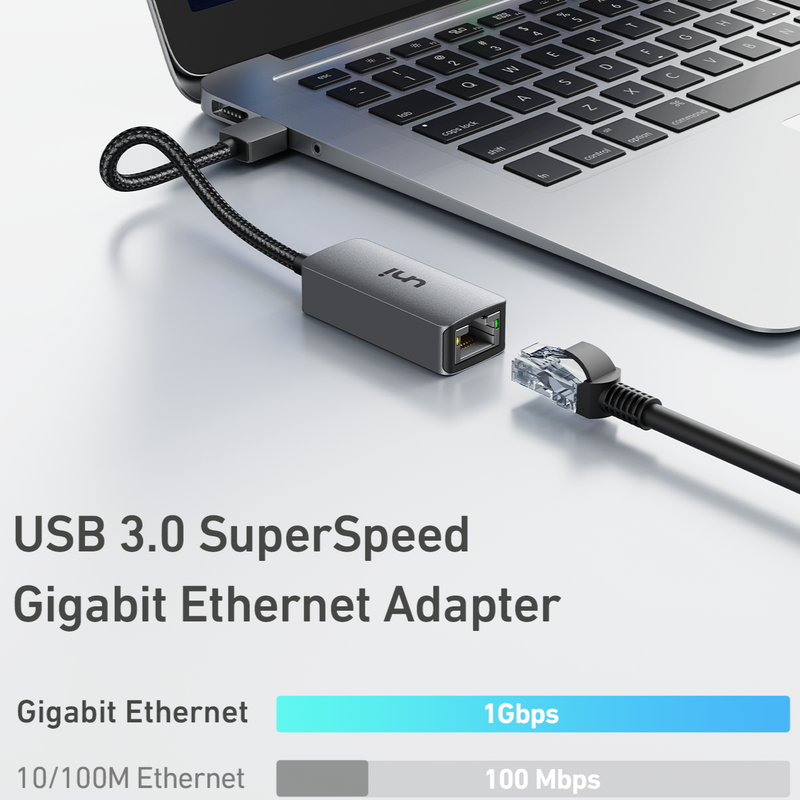 Adaptador USB-A a Ethernet 1G | RÁPIDO