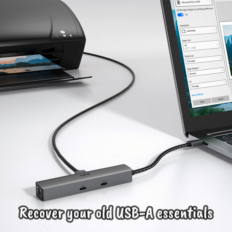 USB-C Hub ( 6 in 1 ) | PD | Unet