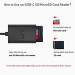 USB-C naar SD/MicroSD-kaartlezer | UHS-I | PIXEL