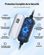 uniタイプ 2 EV 充電ケーブル 11kW 7m ポータブル三相電気自動車充電ステーション