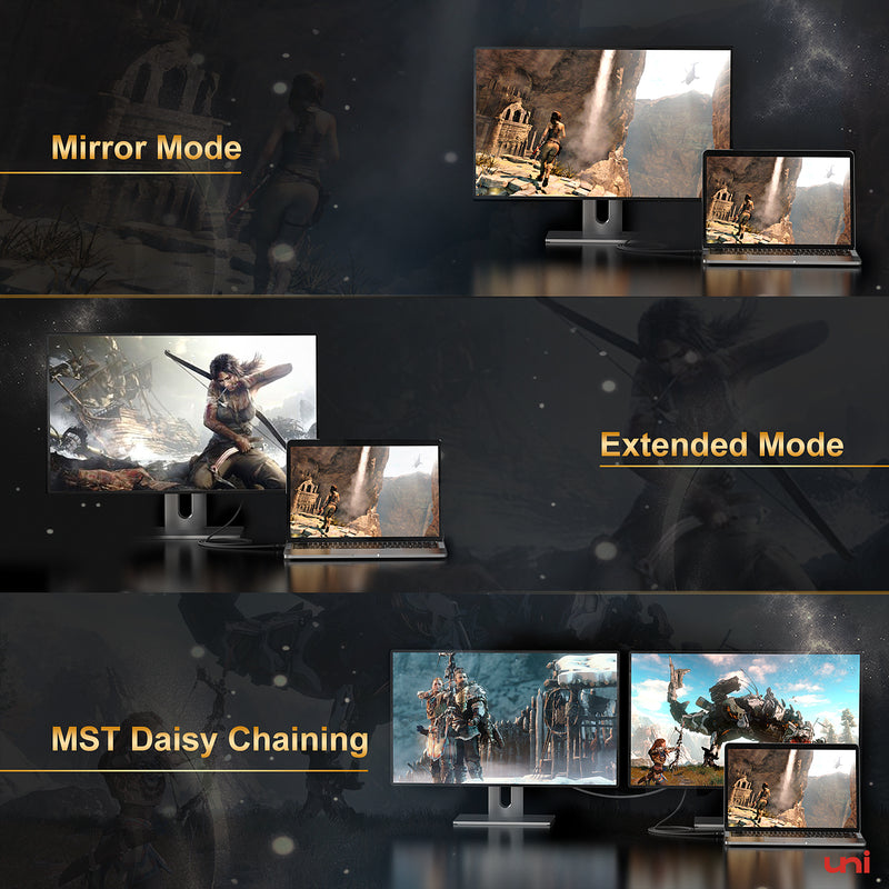 Cable USB-C a DisplayPort 8K | PANTALLA Superior