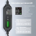 uni Type 2 充電ケーブル 3.68 kW、単相 | 6-16A