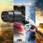 uni Type 2 充電ケーブル 3.68 kW、単相 | 6-16A