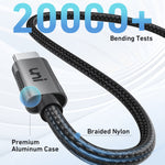 USB-C - USB-C ケーブル 100W 急速充電 | 無制限