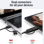 Dual Connector UHS-I Card Reader
